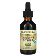 Экстракт горьких трав, Organic Digestive Bitters with Natural Flavors, Dr. Mercola, 60 мл (2 жидких унции)