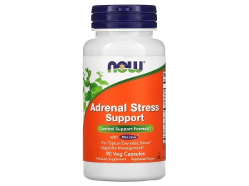 Підтримка надниркових залоз при стресі, Adrenal Stress Support, Now Foods, 90 вегетаріанських капсул