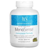 Підтримка при менопаузі, WomenSense, MenoSense, Menopause Formula, Natural Factors, 180 вегетаріанських капсул