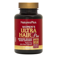 Комплекс для Роста и Укрепления Волос для Женщин, Ultra Hair, Natures Plus, 60 таблеток