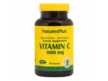 Вітамін C, Vitamin C, 1000 мг, Natures Plus, 90 капсул