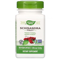 Лимонник, 580 мг, Schisandra Fruit, Nature's Way, 100 веганских капсул