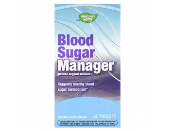 Контроль цукру в крові, Blood Sugar Manager, Nature's Way, 60 таблеток