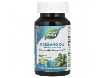 Олія орегано, Преміальна суміш, Oregano Oil, Premium Blend, Nature's Way, 60 вегетаріанських капсул