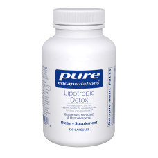 Комплекс для детоксикації, Lipotropic Detox, Pure Encapsulations, 120 капсул