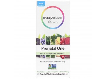 Мультивітаміни Для Вагітних і Годуючих Жінок, Prenatal One, Rainbow Light, 60 таблеток