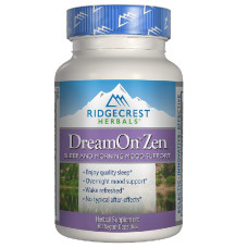 Природный комплекс для здорового сна, DreamOn Zen, RidgeCrest Herbals, 60 вегетарианских капсул