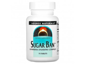 Контроль цукру, Sugar Ban, Source Naturals, 75 таблеток