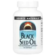 Олія чорного кмину, Black Seed Oil, Source Naturals, 120 гелевих капсул
