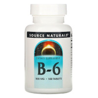 Витамин В6 500мг, Source Naturals, 100 таблеток