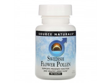 Комплекс для Підтримки Функції Простати, Swedish Flower Pollen, Source Naturals, 90 таблеток