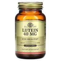 Лютеин, 40 мг, Lutein, Solgar, 30 гелевых капсул