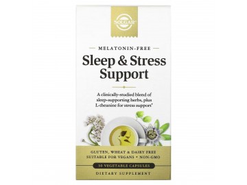 Підтримка сну та боротьби зі стресом, Sleep & Stress Support, Solgar, 30 вегетаріанських капсул