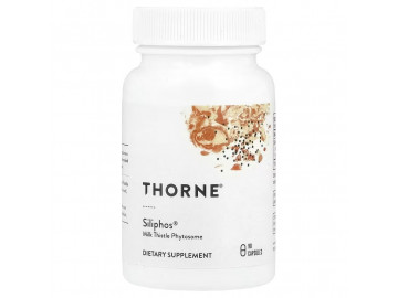 Екстракт розторопші, Siliphos, Milk Thistle Phytosome, Thorne Research, 90 капсул