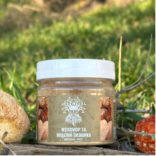 Мікс міцелію Їжовика гребінчастого з червоним мухомором, мелений, "Лісовик", 50 грам