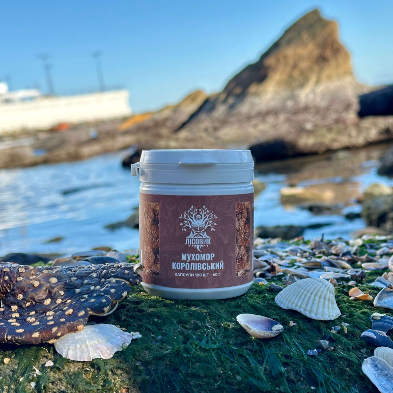 Королевский мухомор, "Лесовик", 120 капсул по 0,5 г