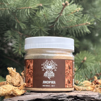 Лисичка справжня, мелені плодові тіла, "Лісовик", 50 грам