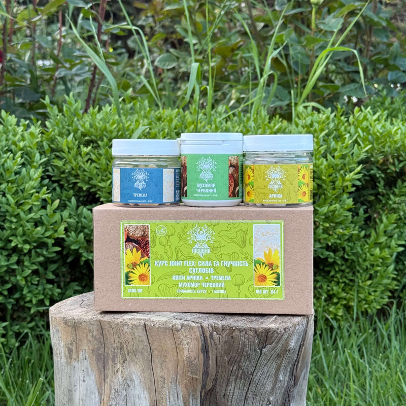 Курс Joint Flex: Сила та гнучкість суглобів (1 місяць), "Лісовик", 180 капсул