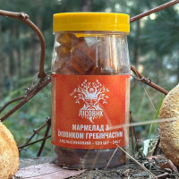 Мармелад с ежовиком гребенчатым со вкусом апельсина, "Лесовик", 120 желеек