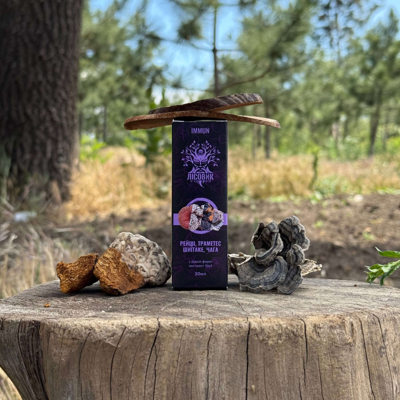 Комплекс рідких екстрактів IMMUN для посилення імунітету, "Лісовик", 30 мл
