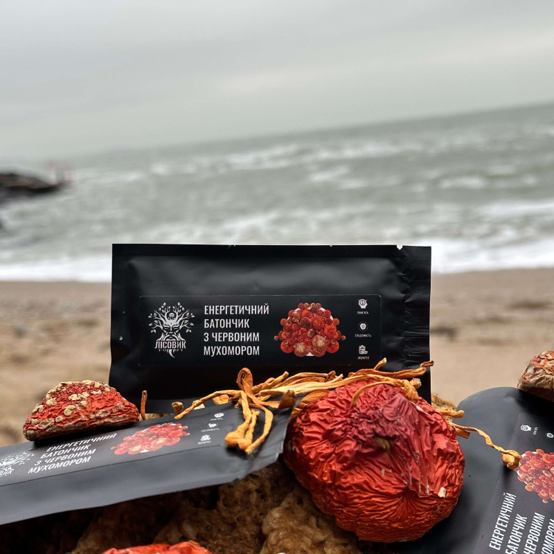 Батончик энергетический с красным мухомором, "Лесовик", 30 грамм