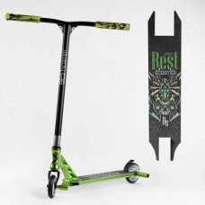 Самокат трюковий "Best Scooter" (HIC-система, ПЕГИ, алюмінієвий диск та дека, АНОДОВАНЕ ФАРБУВАННЯ, колеса PU, d = 110мм, ширина керма - 60 см)