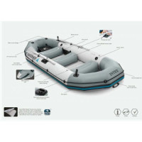 Лодка "MARINER" Четырехместная, Размер:328x145x48 см