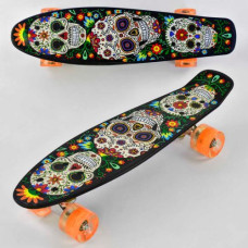 Пенни борд "Best Board", доска = 55 см, колеса PU, светло, d = 6 см