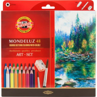 Карандаши цветные аквар.Mondeluz, 48 цв.