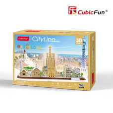 ТРЕХМЕРНАЯ ГОЛОВОЛОМКА-КОНСТРУКТОР CITY LINE BARCELONA