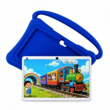 Планшет 4/32 GB памяти, игры, камера, Wi-Fi, Bluetooth, защитная пленка, стилус, чехол (СИНИЙ)