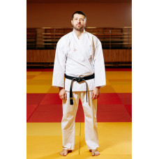 Біле кімоно для хлопців/чоловіків, карате, TM BUDOGI, зріст 160 см, щільність 240 гр/м.кв.
