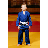 Синє дитяче кімоно для хлопчиків, джиу-джитсу, TM BUDOGI, зріст 130 см, щільність 350 гр/м.кв.