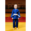 Синє дитяче кімоно для дівчаток, дзюдо, TM BUDOGI серія BEGINNER, зріст 120 см, щільність 350 гр/м.кв.