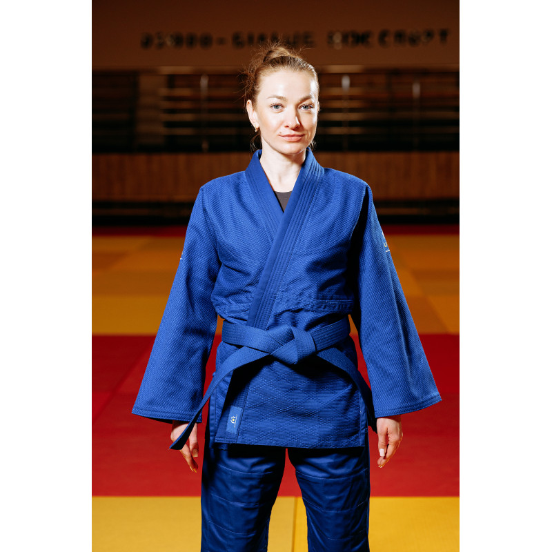 Синє кімоно для дівчат/жінок, дзюдо, TM BUDOGI серія ADVANCED, зріст 140 см, щільність 500 гр/м.кв.