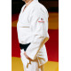 Белое кимоно для парней/мужчин, дзюдо, TM BUDOGI серия ADVANCED, рост 150 см, плотность 500 гр/м.кв.