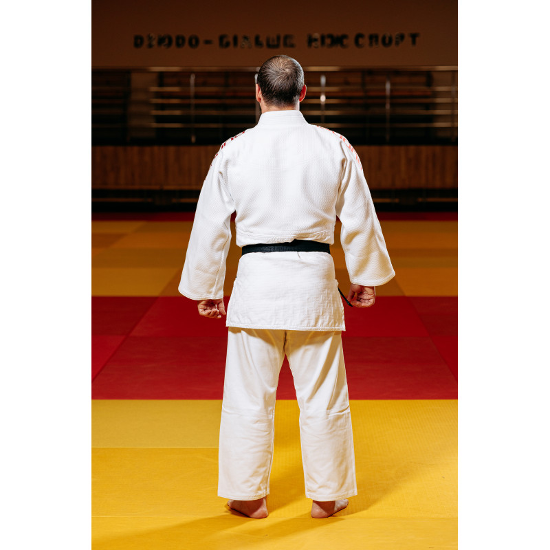 Белое кимоно для парней/мужчин, дзюдо, TM BUDOGI серия PRO, рост 160 см, плотность 650 гр/м.кв.