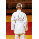Біле дитяче кімоно для хлопчиків, рукопашний бій, TM BUDOGI, зріст 140 см, щільність 240 гр./м.кв.