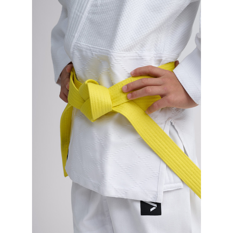 Біле дитяче кiмоно для хлопчиків IPPON GEAR NXT, Зріст 130 см, Щільність 335 г/м², Бавовна, Поліестер