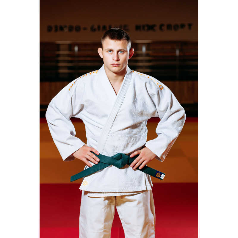 Кімоно для дзюдо біле, TM "Kintayo" Wazari, 170 зріст, щільність 650 гр/м.кв.