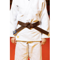 Коричневий пояс для дзюдо ТМ "Kintayo", Wazari 180 зріст