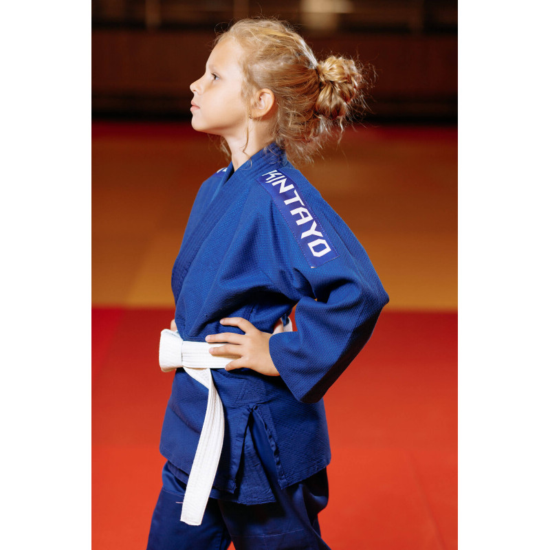 Кімоно для дзюдо синє, TM "Kintayo" Koka, 120 зріст, щільність 350 гр/м.кв