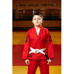 Кімоно для джиу - джитсу червоне, TM "Kintayo", 130 зріст, щільність 350 гр/м.кв.