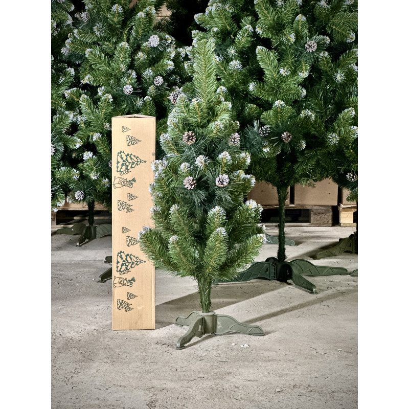 Ялинка із білим напиленням та шишками SNOWY CONE TREE
