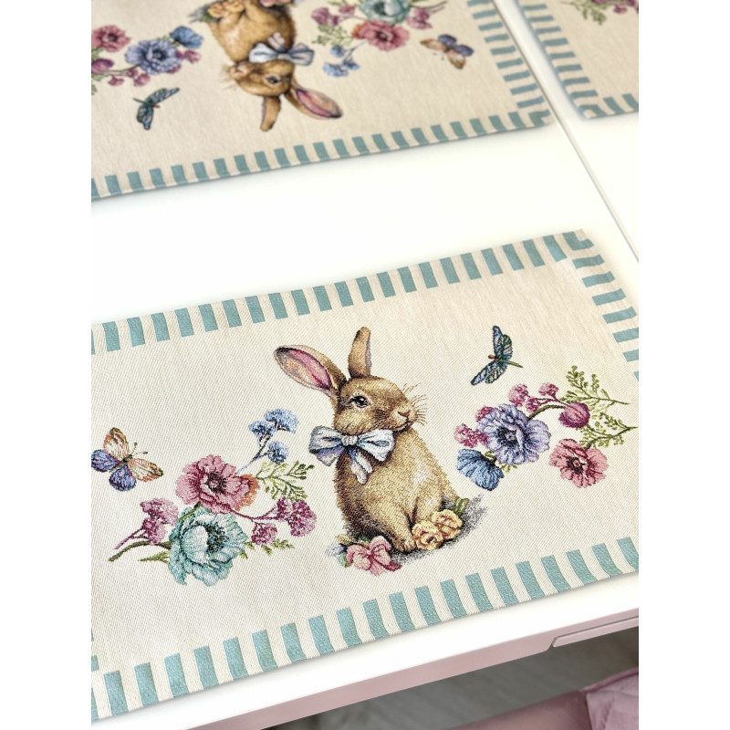Серветка гобеленова BLUE BUNNIES Limaso