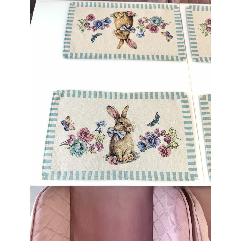 Серветка гобеленова BLUE BUNNIES Limaso