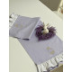 Доріжка бузкова з білою рюшею PURPLE EASTER C08-40