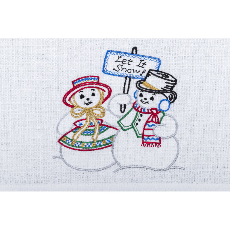 Кухонний рушник вишиваний RKVF05A-65 "Let It Snow"