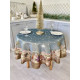 Скатертина гобеленова ROUND1153AZ Вифлеємська ніч Limaso