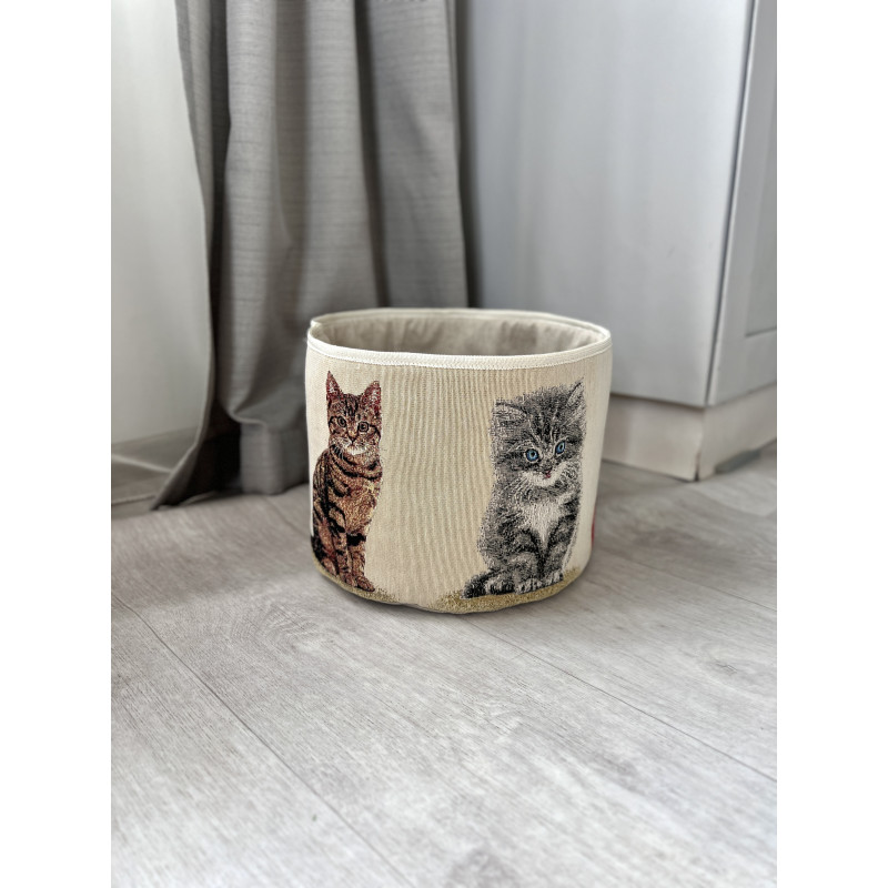Корзина гобеленова MULTICATS-KZ (Ø30)